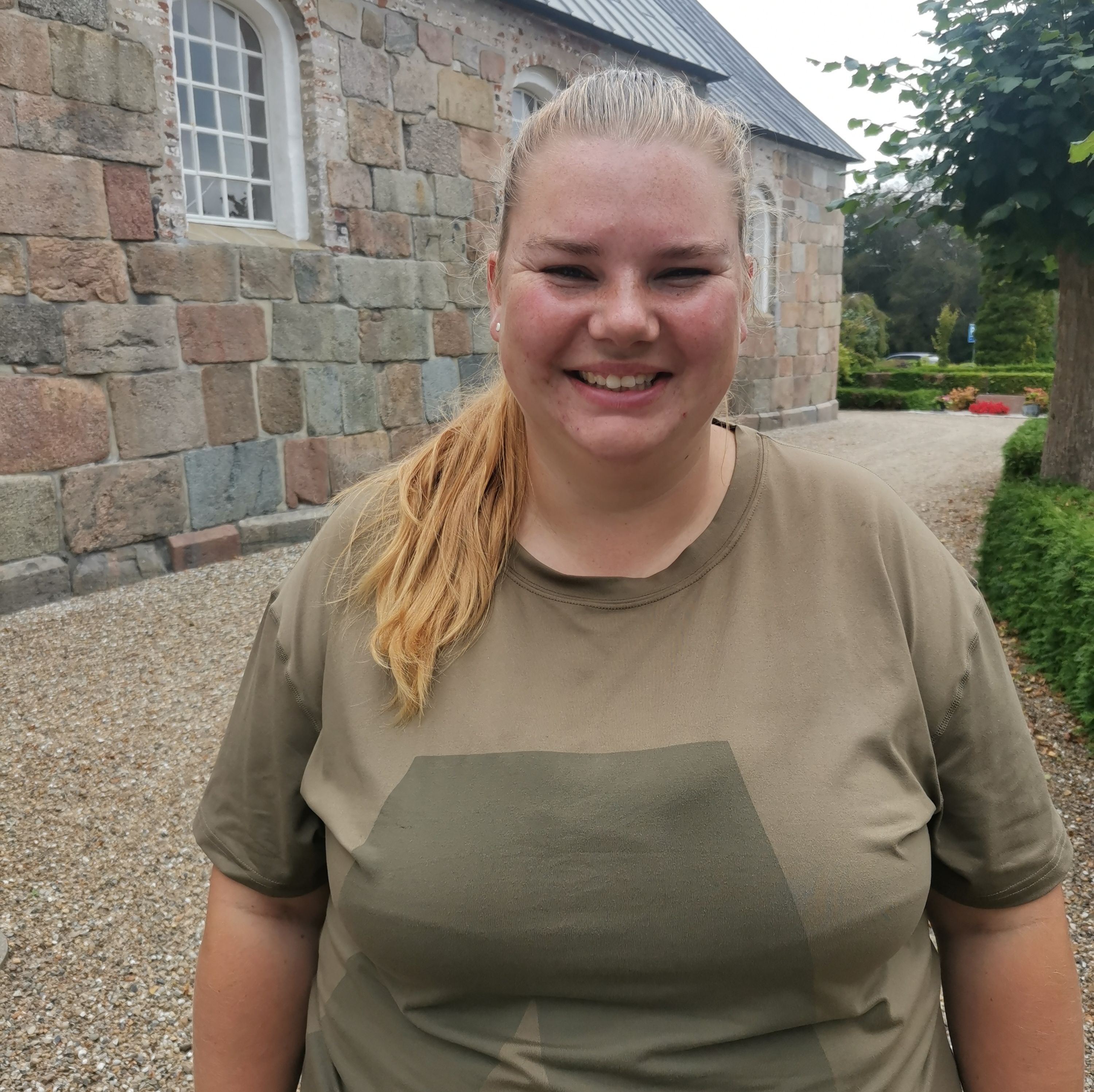 Billede af gravermedhjælper Anica Scharff