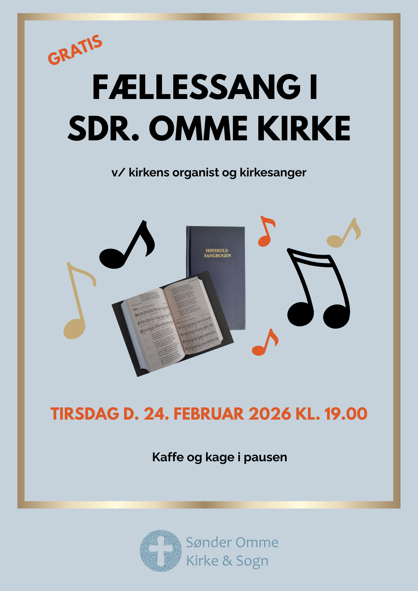 Information om Fællessang i kirken