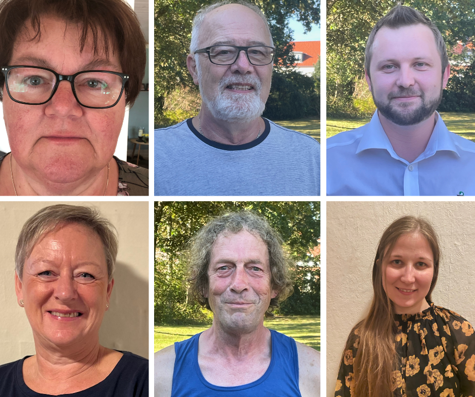 Billeder af medlemmerne af Menighedsrådet