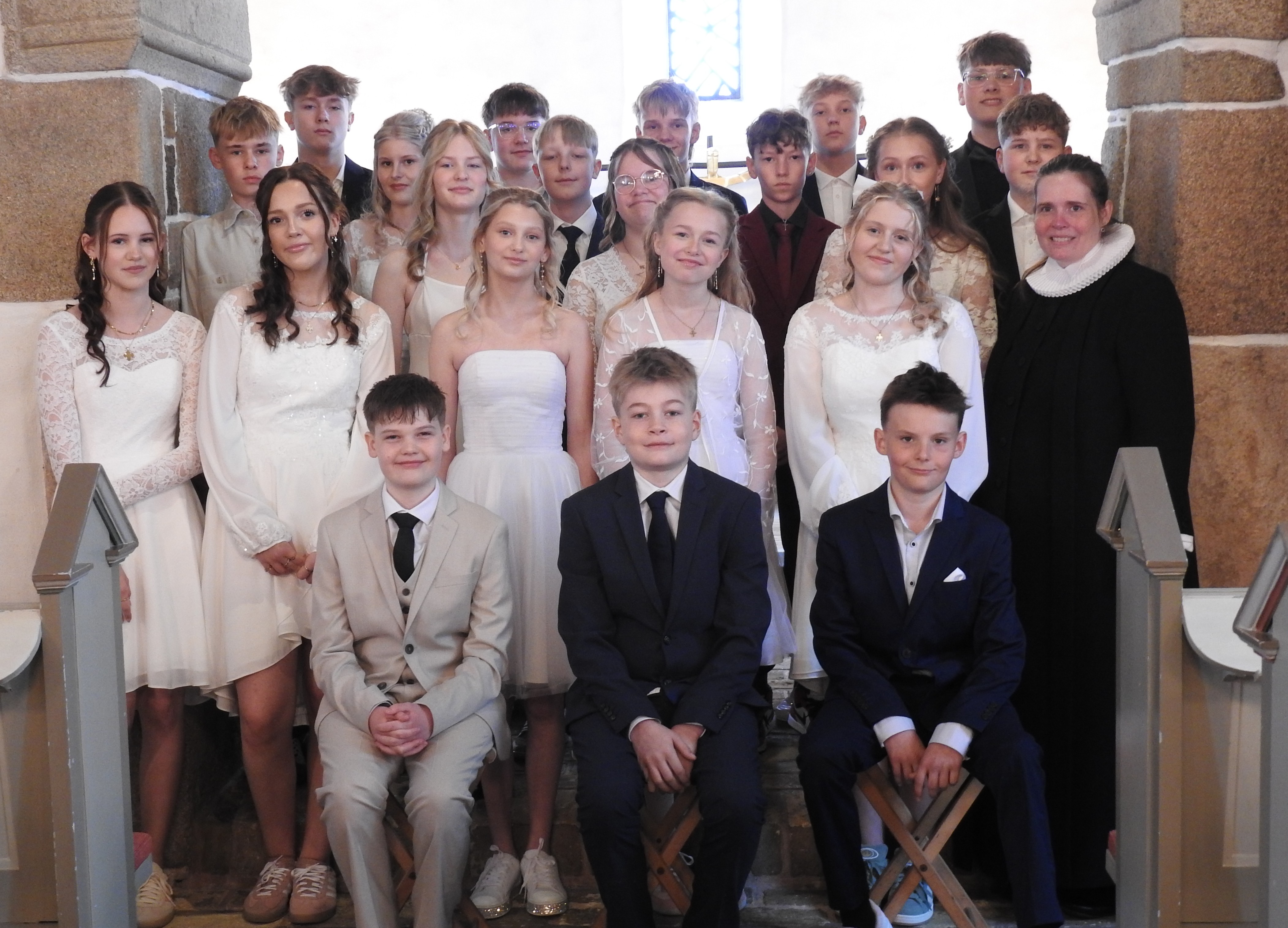 Konfirmander i Sdr. Omme Kirke 2026