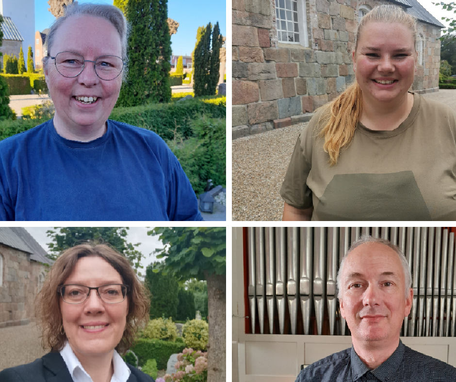 Billeder af de 4 ansatte